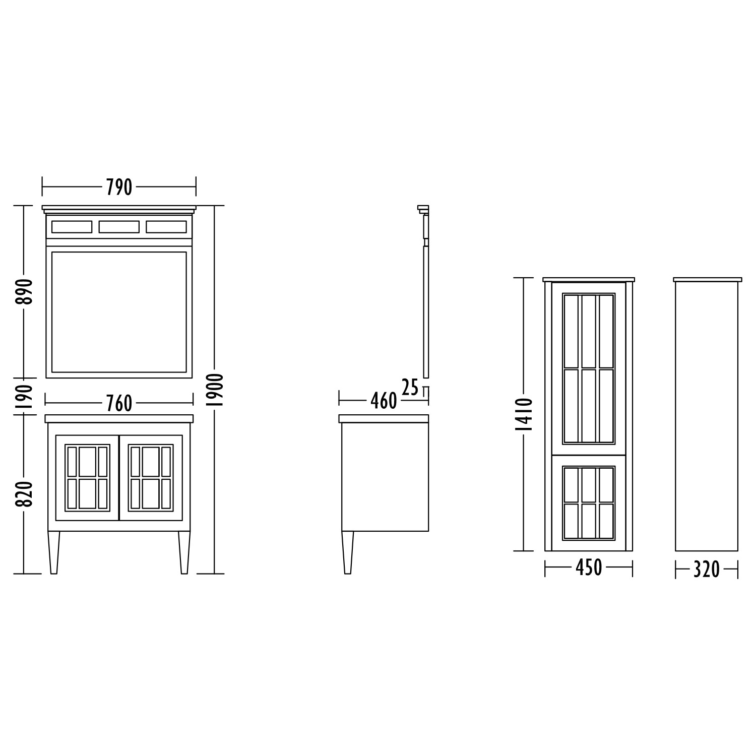 vedenda 80 cm banyo dolabı boyutları