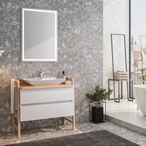 zeus 100 cm banyo dolabı