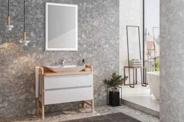 zeus 100 cm banyo dolabı