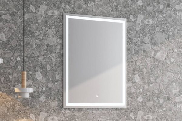 zeus 100 cm banyo dolabı led aydınlatmalı ayna ünitesi